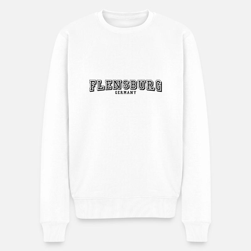 Flensburg - Pull Premium bio Homme - blanc