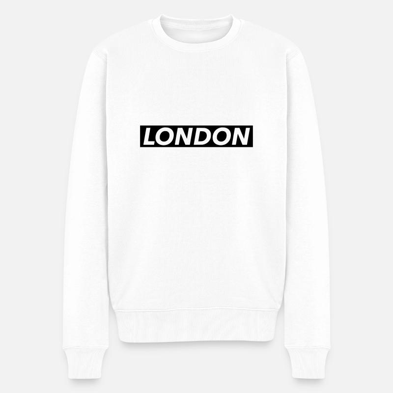 Londres - Pull Premium bio Homme - blanc