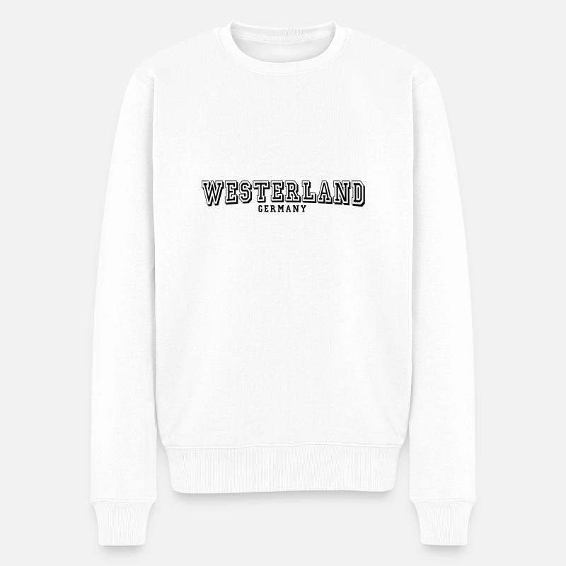Westerland - Pull Premium bio Homme - blanc