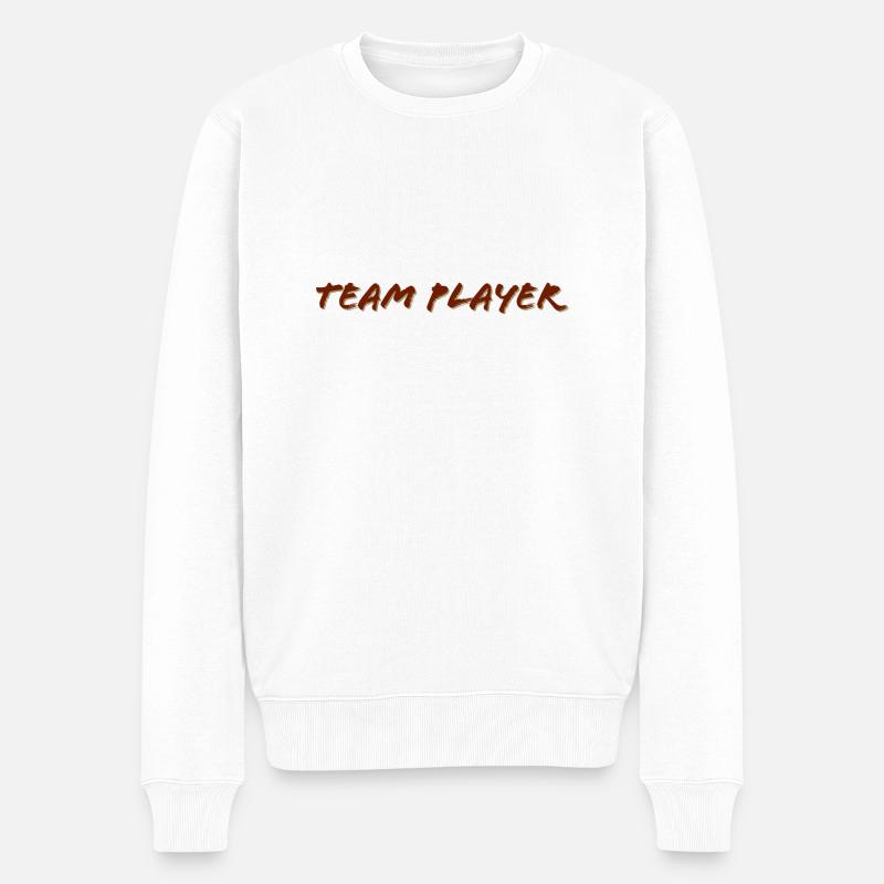 d’équipe - Pull Premium bio Homme - blanc