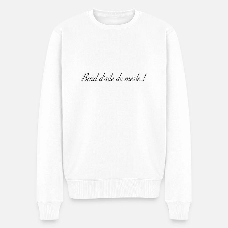 Contrepéterie - Pull Premium bio Homme - blanc