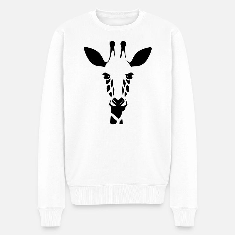 Girafe - Pull Premium bio Homme - blanc