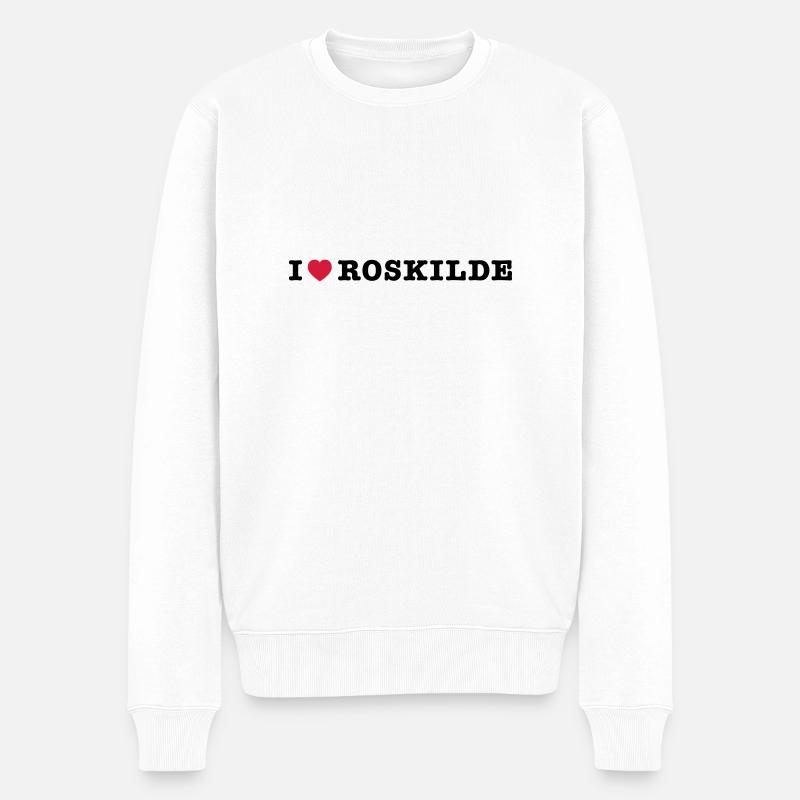 mp_i_love_roskilde - Pull Premium bio Homme - blanc