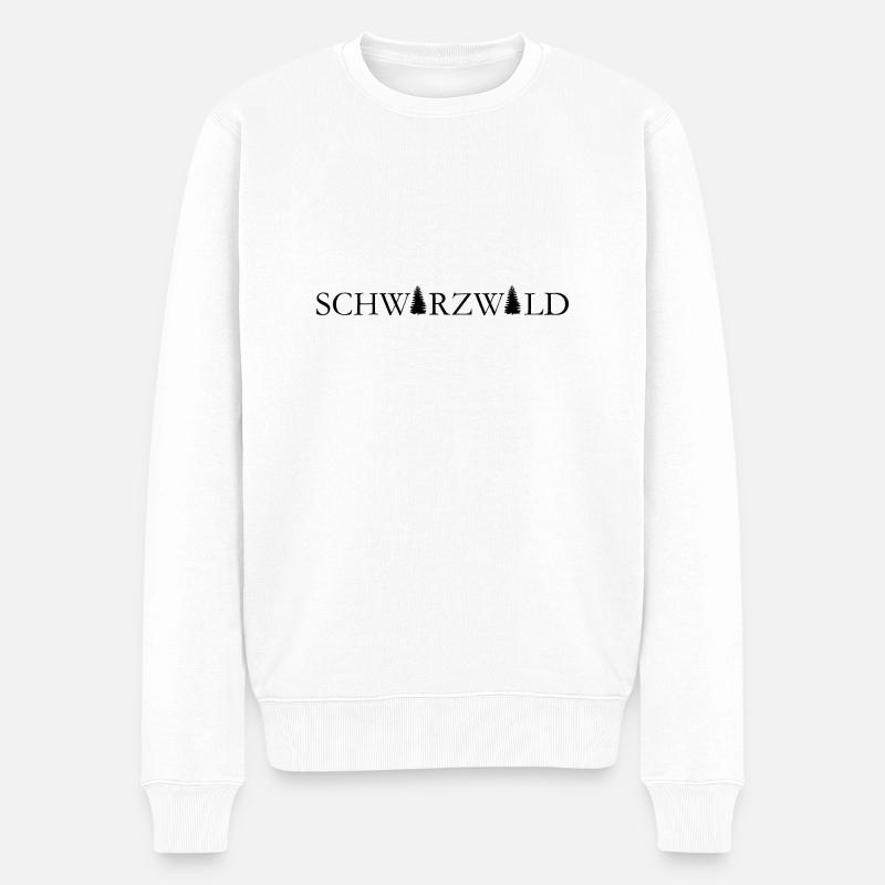Schwarzwald - Männer Premium Bio Pullover - Weiß