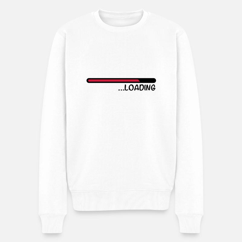 loading_cc2 - Pull Premium bio Homme - blanc