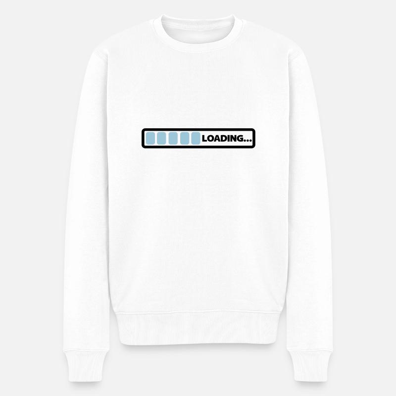 loading - Pull Premium bio Homme - blanc