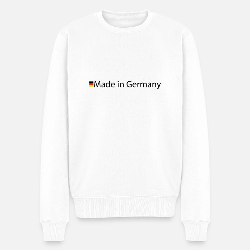 made in germany - Männer Premium Bio Pullover - Weiß