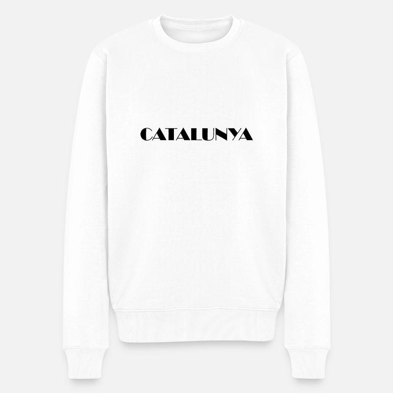 Basketball - Männer Premium Bio Pullover - Weiß