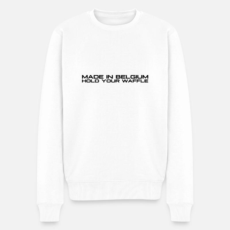 Tiens ta gaufre - Pull Premium bio Homme - blanc