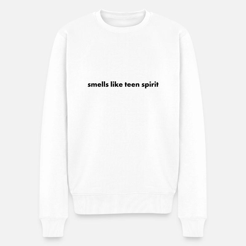 Grunge your life - Männer Premium Bio Pullover - Weiß