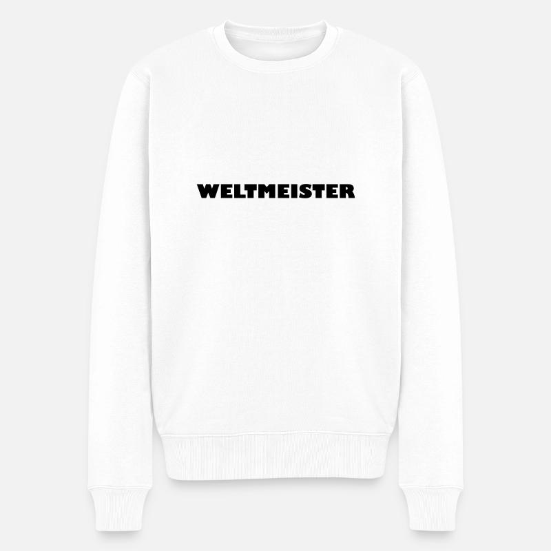weltmeister - Männer Premium Bio Pullover - Weiß
