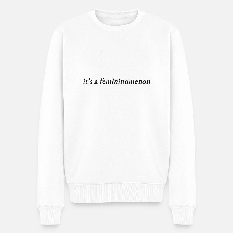 C’est un fémininoménon - Pull Premium bio Homme - blanc