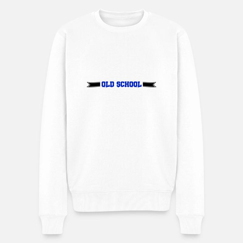 Vieille école - Pull Premium bio Homme - blanc