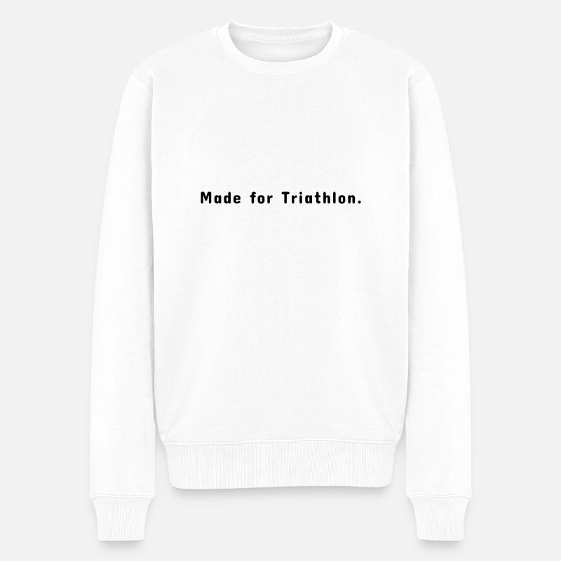 Conçu pour le triathlon - Pull Premium bio Homme - blanc