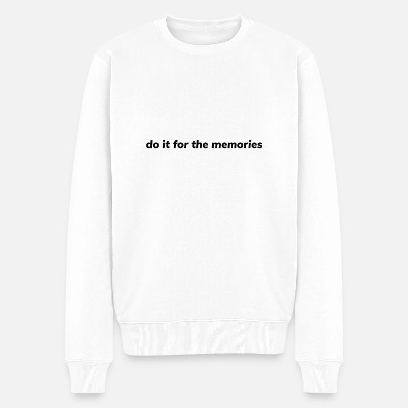 Faites-le pour les souvenirs - Pull Premium bio Homme - blanc