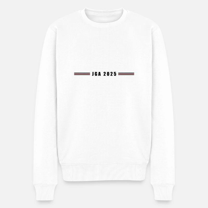 JGA 2025 - Pull Premium bio Homme - blanc