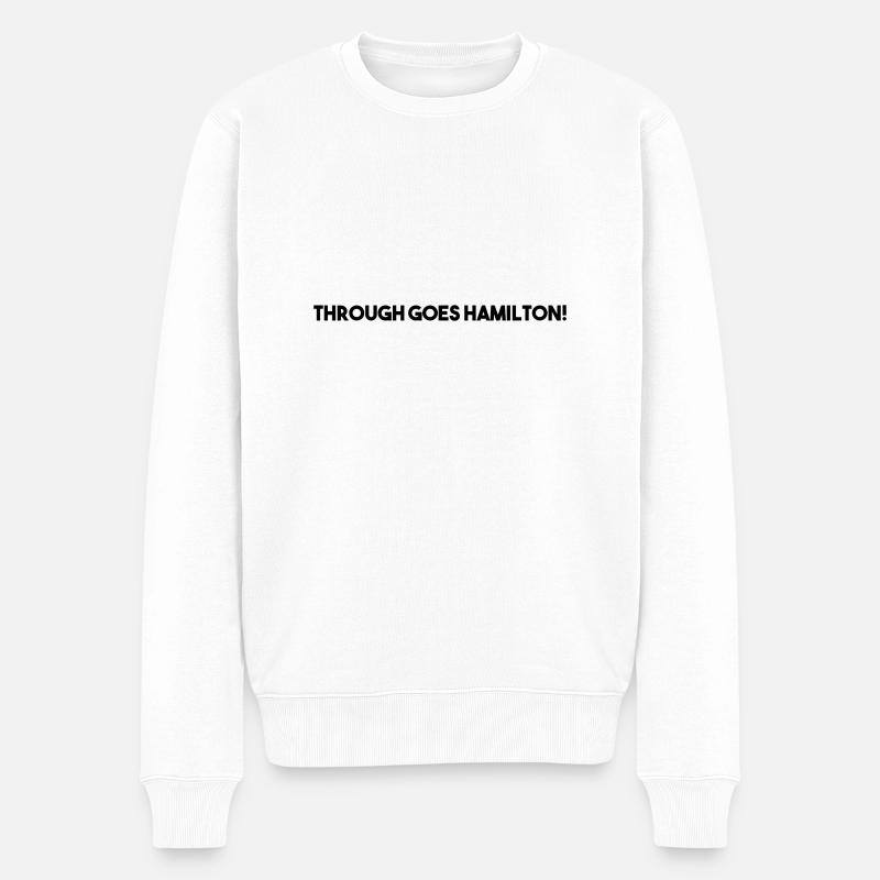 À travers va Hamilton - Pull Premium bio Homme - blanc