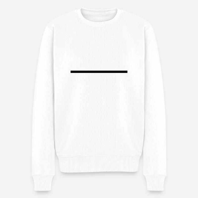 line_f1 - Pull Premium bio Homme - blanc