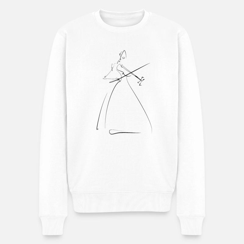Violoniste - Pull Premium bio Homme - blanc