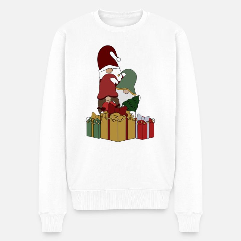 Brownie - Pull Premium bio Homme - blanc