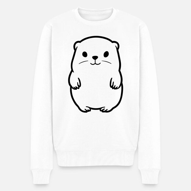 Marmotte - Pull Premium bio Homme - blanc