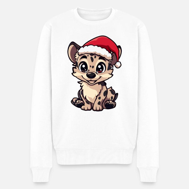 Noël de la hyène - Pull Premium bio Homme - blanc