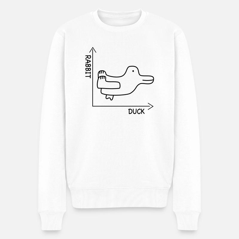 duckrabbit - Pull Premium bio Homme - blanc