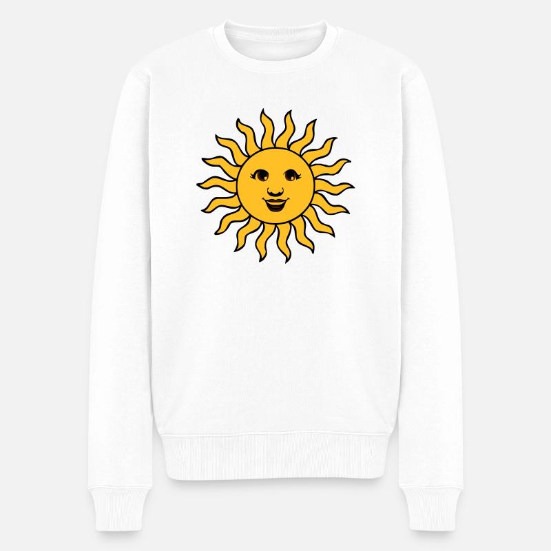 Summer Sun amical - Pull Premium bio Homme - blanc
