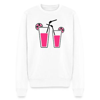 Cocktails - Pull Premium bio Homme - blanc - Devant - Thijin (182cm)