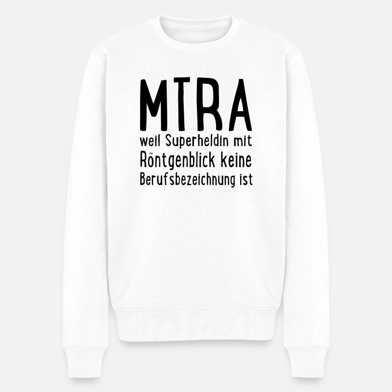 MTRA - Männer Premium Bio Pullover - Weiß