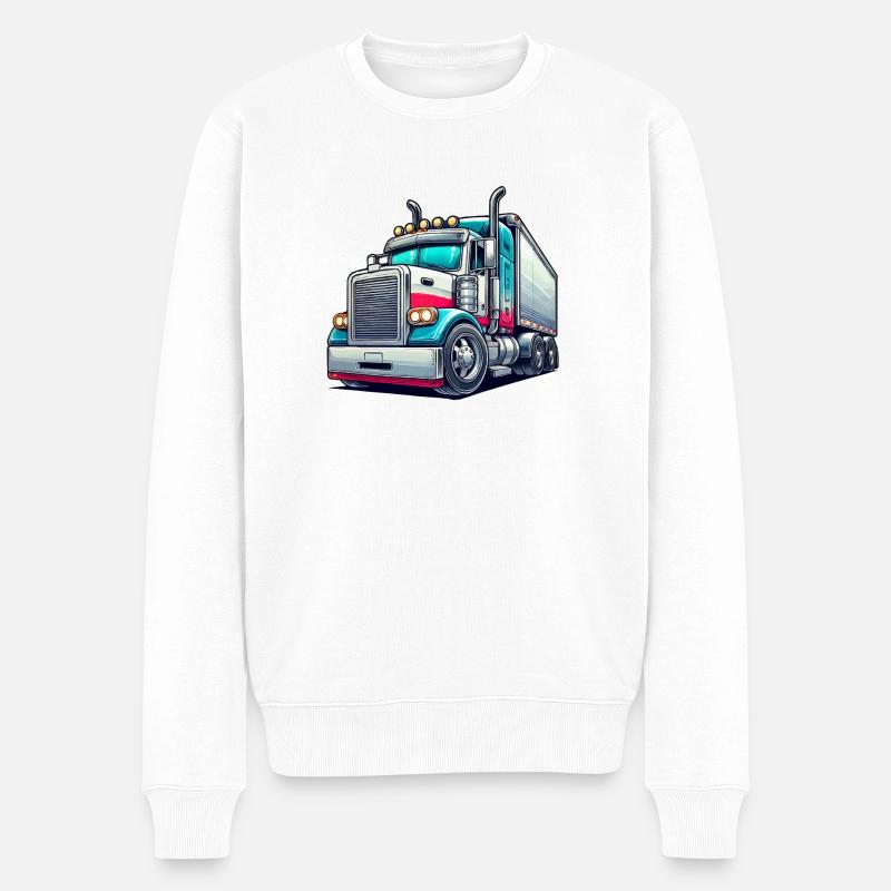 Camion - Pull Premium bio Homme - blanc