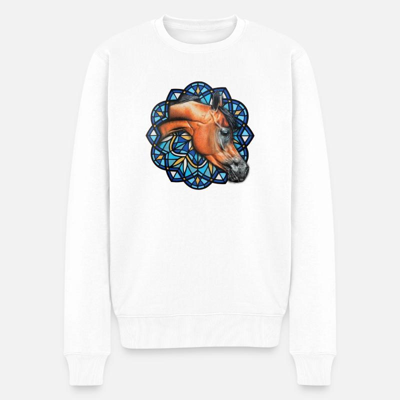 BaySto - Pull Premium bio Homme - blanc