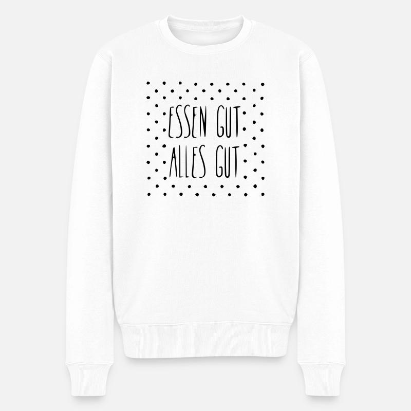 Tout bon manger - Pull Premium bio Homme - blanc