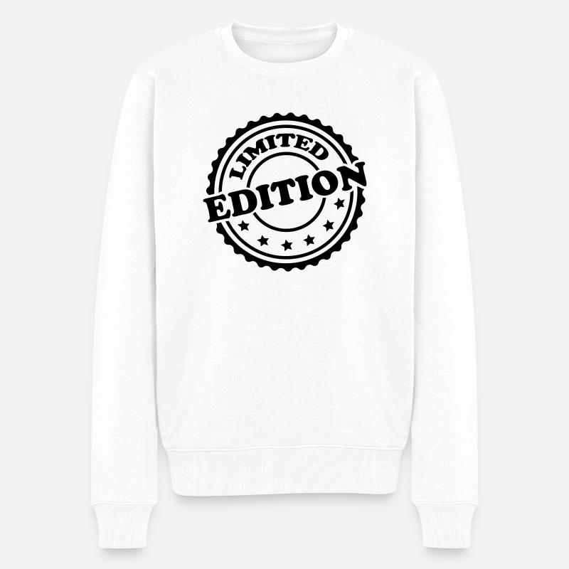 Limited Edition Stamp - Pull Premium bio Homme - blanc