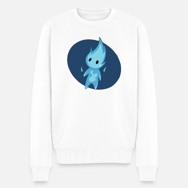 Will O The Wisp cutie - Pull Premium bio Homme - blanc