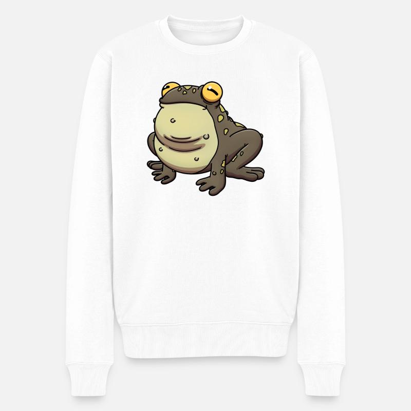 Crapaud/Grenouille - Pull Premium bio Homme - blanc