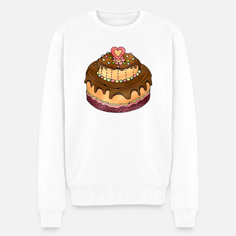 Gâteau - Pull Premium bio Homme - blanc