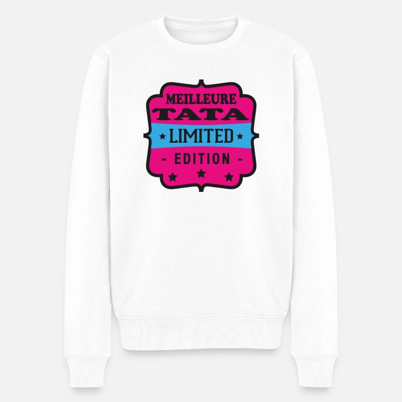 MEILLEURE TATA LIMITED EDITION - Pull Premium bio Homme - blanc
