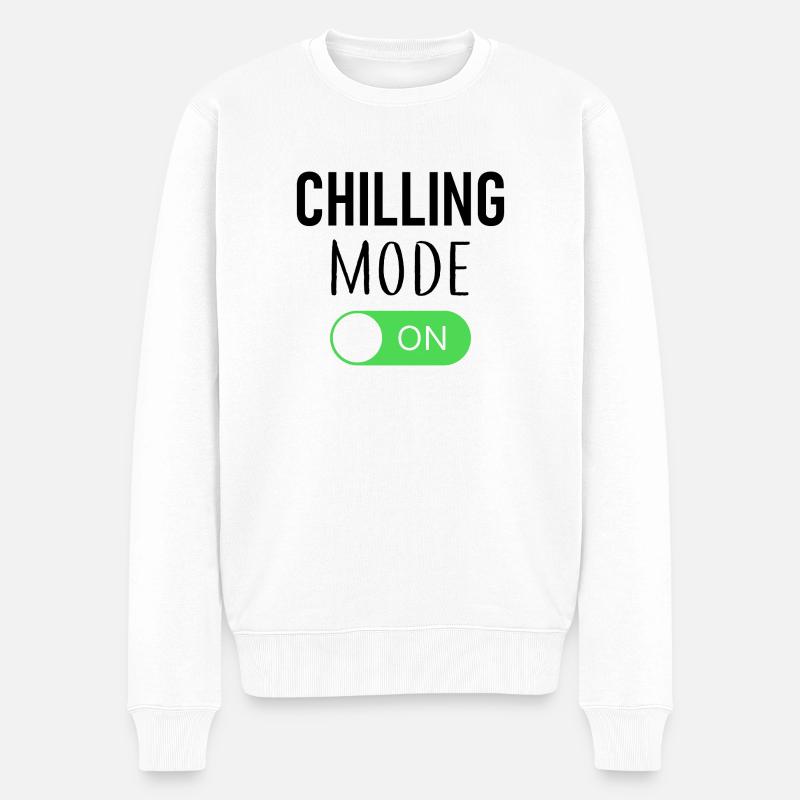 Mode refroidissement activé - Pull Premium bio Homme - blanc