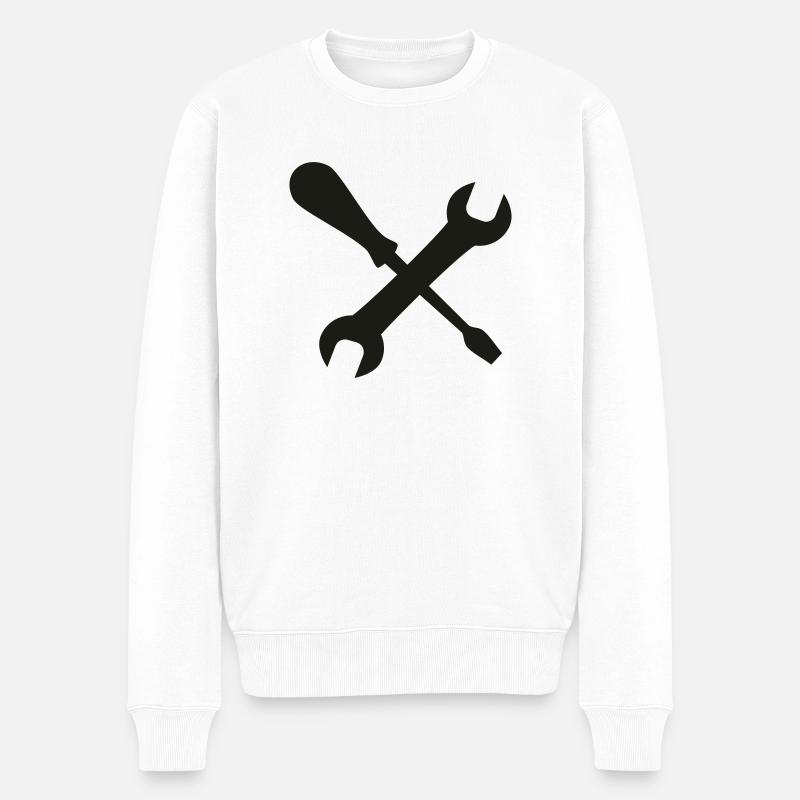 un outil, des outils - Pull Premium bio Homme - blanc