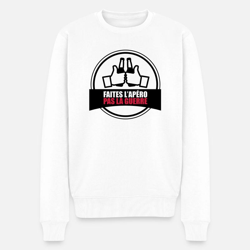 Faites l'apéro - Pull Premium bio Homme - blanc