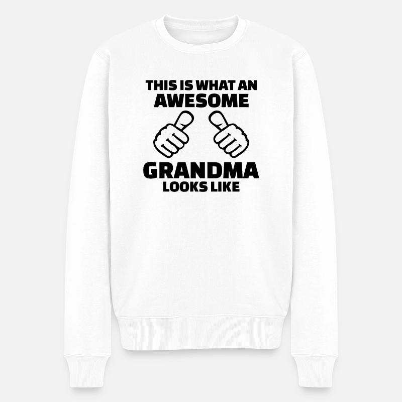 Awesome Grandma - Pull Premium bio Homme - blanc