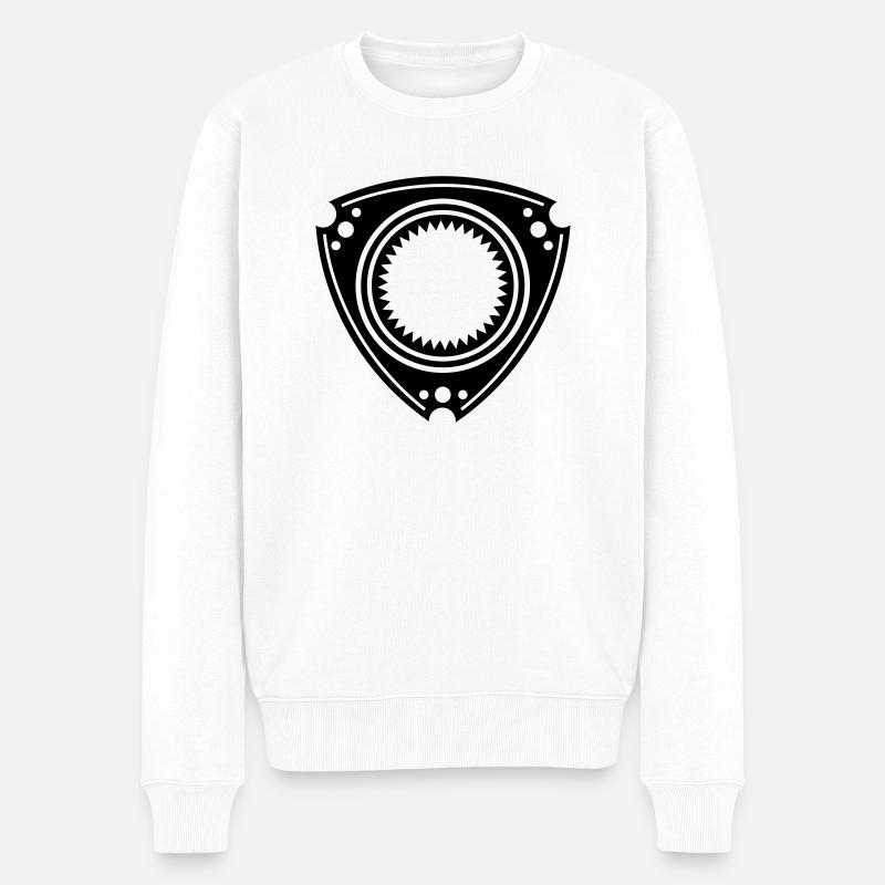 JDM Rotary Engine | T-shirts JDM - Männer Premium Bio Pullover - Weiß