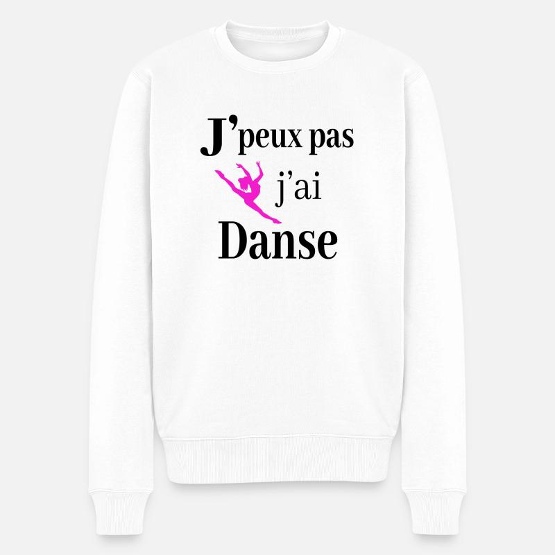 j peux pas j ai Danse danse classique passionnée - Pull Premium bio Homme - blanc