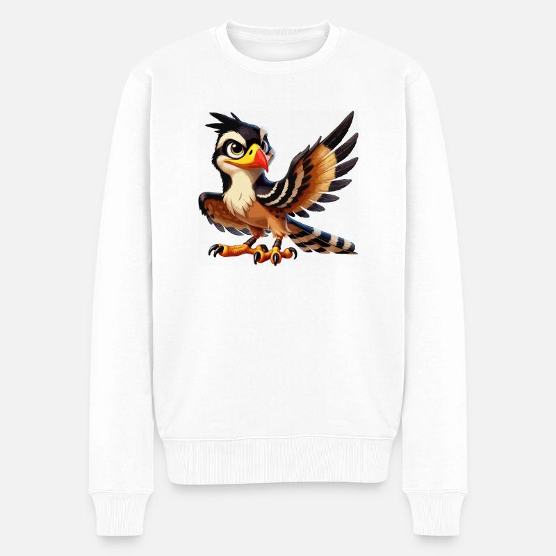 Arend-Wellen - Männer Premium Bio Pullover - Weiß