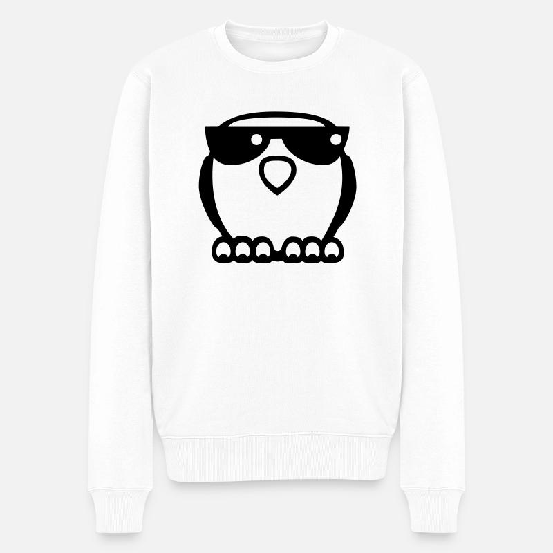 Sowa - Männer Premium Bio Pullover - Weiß