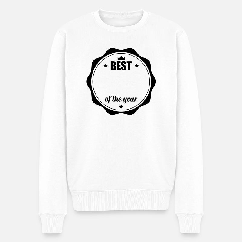 A Personnaliser / Custom / Customiser / Customize - Pull Premium bio Homme - blanc