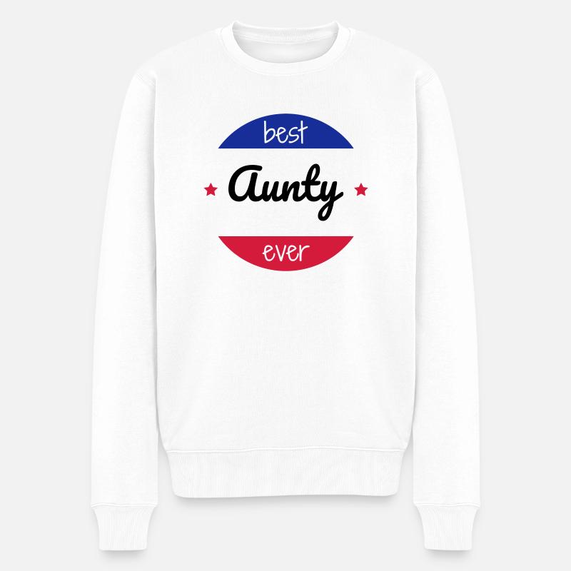 Oncle / Tante / Cousin / Cousine - Pull Premium bio Homme - blanc