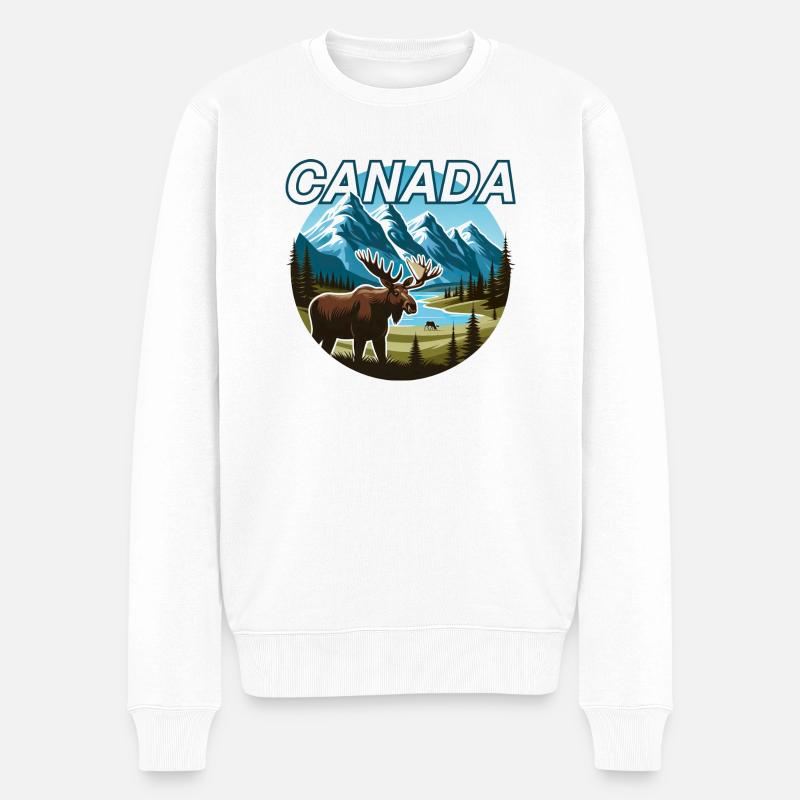 Canada 10 (en anglais seulement) - Pull Premium bio Homme - blanc