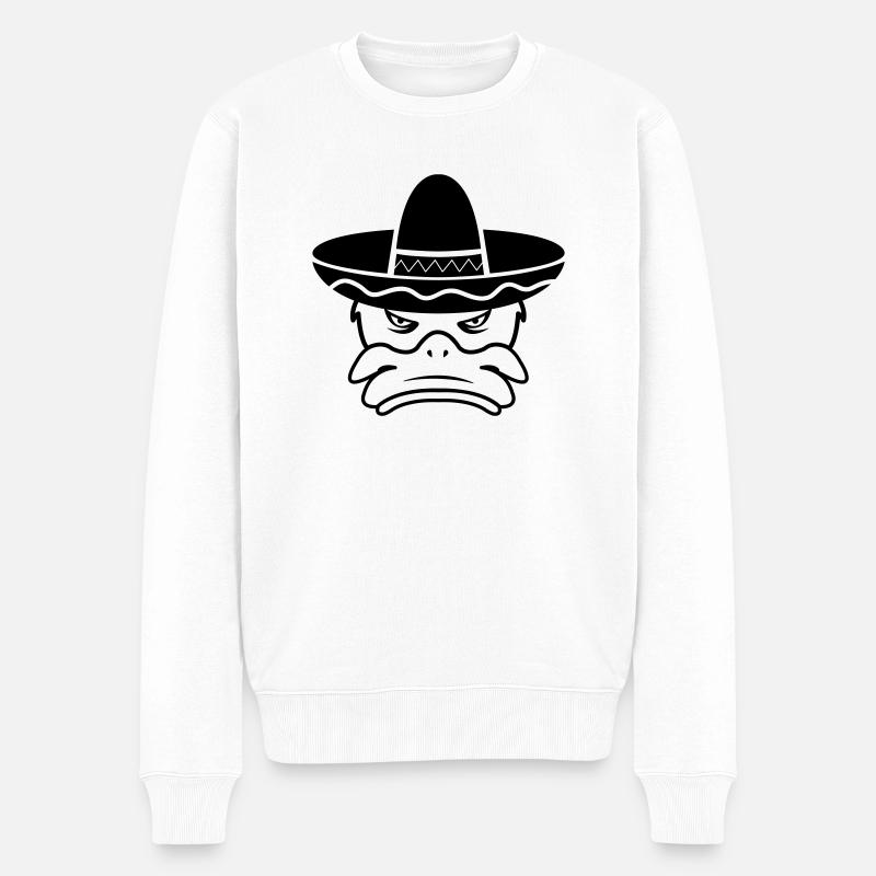Canard du Mexique 01 - Pull Premium bio Homme - blanc
